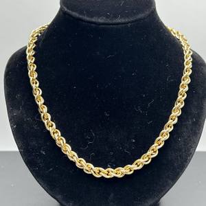 24" 10K Gold Cable Chain   LS(329934) 