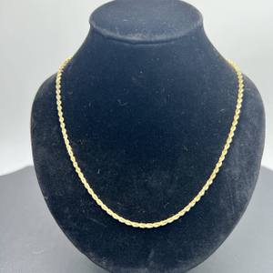 18" 14K Gold Rope Chain  LS(329936)