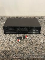 Onkyo TA-W450 Stereo Cassette Tape Deck With Cords SPB-JB 330018