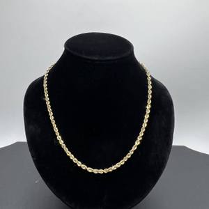 18" 10K Gold Rope Chain    LS(330030) 