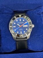Aragon Divemaster Watch Automatic Blue Dial 42mm x 14mm Day Date - VWG 330161
