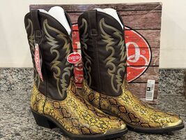 Laredo Python Boots Size 10.5 US Men's - VWG 330904
