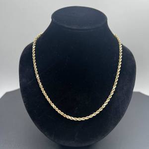 20" 10K Gold Rope Chain   LS(331117) 