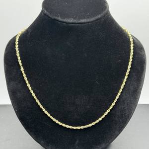 22" 14K Gold Rope Chain   LS(331147) 