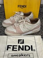 Fendi Match Sneaker Fendi Logo Sneakers White / Pink Size 9 VWG 331178