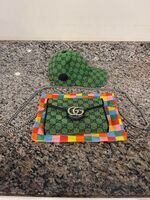 Gucci GG Marmont Diagonal Matelasse Bag With Gucci Hat and Dustbag SPB-JB 331236