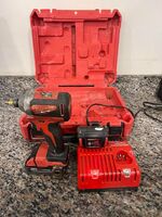 Milwaukee M18 Impact Driver With Battery Charger and Case SPB-JB 331329