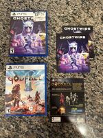 Sony Playstation 5 Games GodFall / Ghostwire Tokyo w/ Cases - VWG 331348