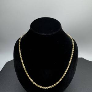 20" 10K Gold Rope Necklace   LS(331367) 