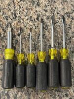 Klein Tools Screwdriver Lot Flat Head Philips Screwdriver Set Made in USA331714