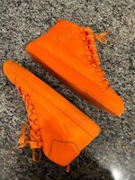 Balenciaga Arena High Top Neon Orange Sneakers US Men's Size 10 SPB-SAL (332045)