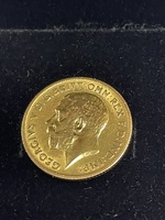 1912 King George V GEORGIVS V D. G. Gold Coin 22K - PPSKN