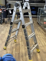 Gorilla Ladder GLMPXA-14 14Ft. Reach Aluminum Multi-Position 300 Lbs. PPSKN