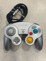 Nintendo Gamecube Controller Gray OEM Wired Tested Working - VWG 332369
