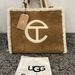Telfar x UGG Large Shopping Bag in Suede Chestnut SPB-SAL (332713)