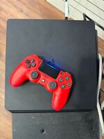 Sony PS4 Slim 1TB HDD Red Wireless Controller - VWG 332738