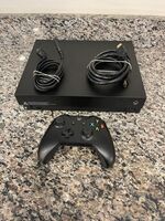 Microsoft Xbox One X Black 1TB With Controller and Cords SPB-JB 332777