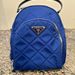 Prada Nylon Tessuto Impuntu Quilted Blue Backpack Small w/ Dust Bag - VWG 333079