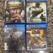 Sony Playstation 4 Game Lot of 4 w/ Cases - VWG 333531