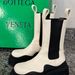 Bottega Veneta Combat Boots White Black Size 35 w/ Box - VWG 333852