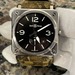 Men's 40mm Bell and Ross BRS-64-S Swiss Quartz Movement Wristwatch SPB-JB 336249