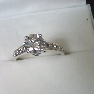 Gold Solitare Ring 14kt 
