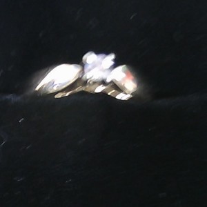 Yellow Gold Solitare Ring 2.1g/12kt 