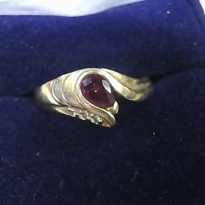 14k 3.33gdia  ruby ring 