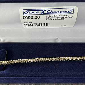 Yellow Gold Bracelet 6.34g/10kt 