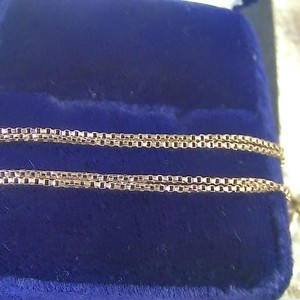 10k 1.8g box link necklase  .
