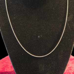 Silver Chain 3.07g/0.925% n7329 18" Bead