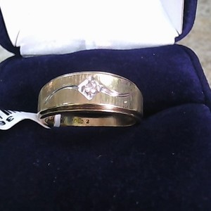 Yellow Gold Band Ring > 10kt 
