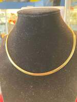 2 Tone Reversible Gold Chain 15.58g/18kt 