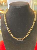 16 Inch Yellow Gold Neck Set 11.9g/18kt 