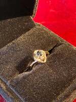 Size 4 Gold Ring 10k 1.57g Sapphire