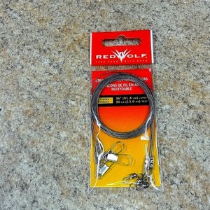 Red Wolf Stainless Steel Wire Leader Assortment