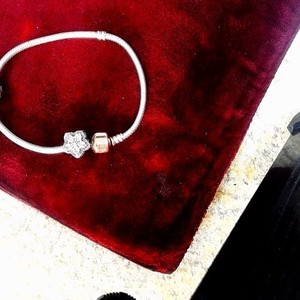 White Silver Box Bracelet 15g/0.925% 