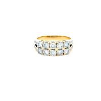  Ladies Gold and Diamond Ring - 14kt - Casual/Party