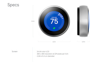 NEW! GOOGLE NEST LEARNING THERMOSTAT