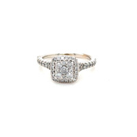  10kt White Gold Diamond Engagement Ring