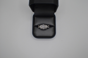  STUNNING 14kt White Gold Diamond ring.  2 Carat weight total!!  ONLY $2800.00