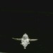  10KT WHITE GOLD 1/2 CT MARQUISE SOLITARIE DIAMOND RING ONLY 750.00!!!