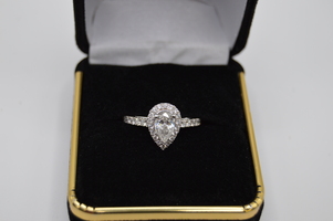 14Kt White Gold Diamond Engagement Ring.  Only $899.00