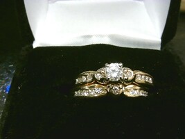  14kt Yellow Gold Diamond Engagement Set.  Only $489.00!!!