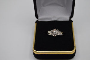 14kt White Gold Engagement Ring beautiful diamonds ONLY $1199.00